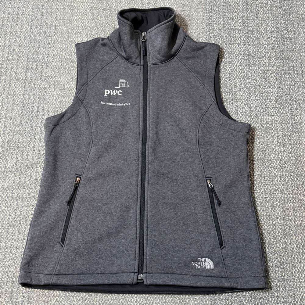 The North Face Women's‎ Vest Ridgewall Soft Shell Gray Large